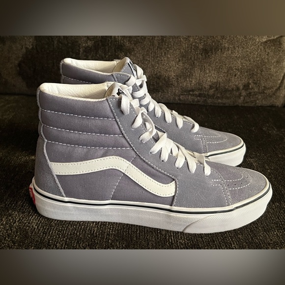 Vans SK8-HI Suede/Canvas Shoes Blue Color- Men’s Size 7 - Picture 3 of 14